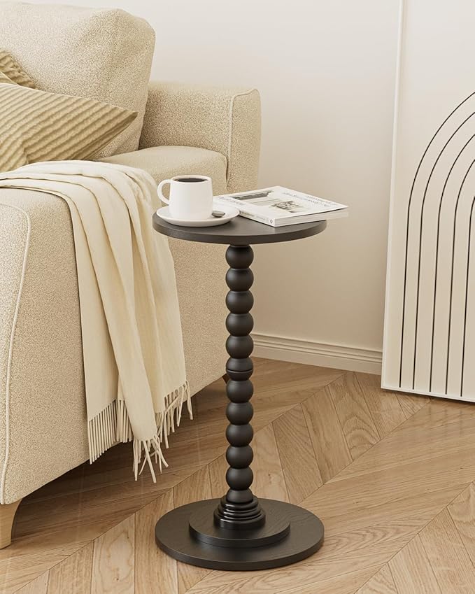 Masupu Round Side Table, Small End Table - Image 9