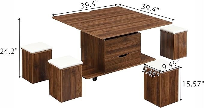 Merax Multi-Functional Lift-Top Coffee Table - Image 6