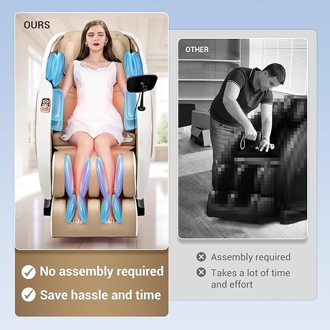 Massage Chair Full Body with Heat, Full Body Zero Gravity Shiatsu Massage Chair - Image 6
