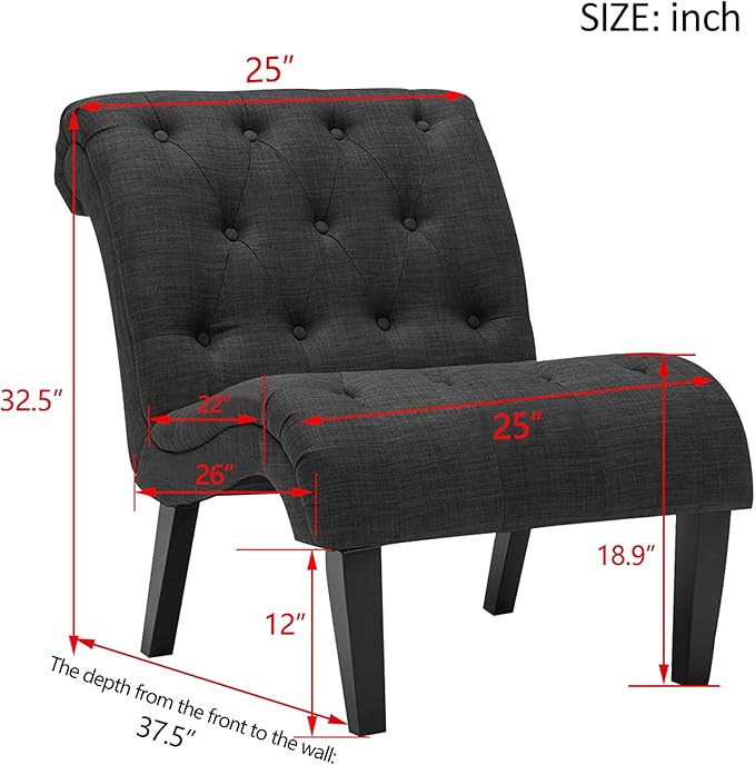 Yongqiang Upholstered Accent Chair - Image 2