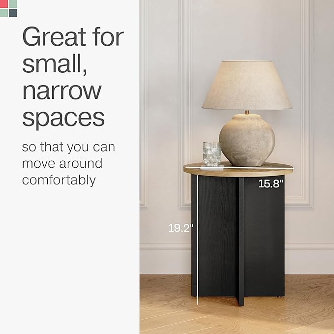 Round Accent Table for Living Room Furniture - Image 5