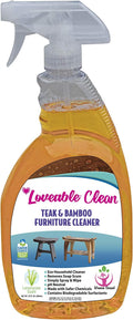EcoDecors Teak Cleaner Protective Teak Wood Restorer Eco Household Wood by EcoDecors
