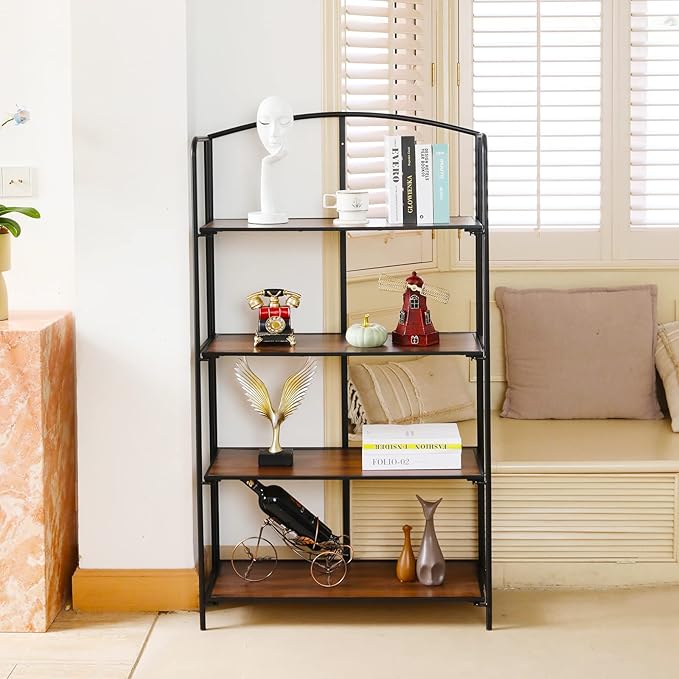 Crofy No Assembly Folding Bookshelf - Image 6