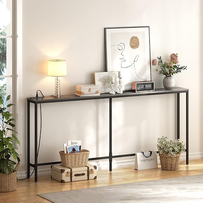 SUPERJARE 70 Inch Console Table - Image 6