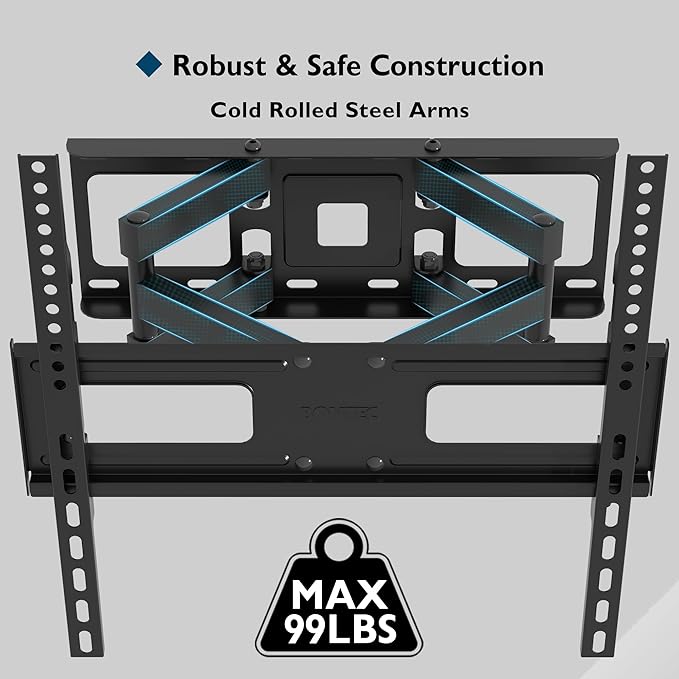 BONTEC Full Motion TV Wall Mount - Image 6