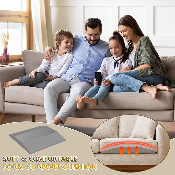 2 Pcs Couch Cushion Support for Sagging Seat High Density Trapezoidal Couch - Image 6