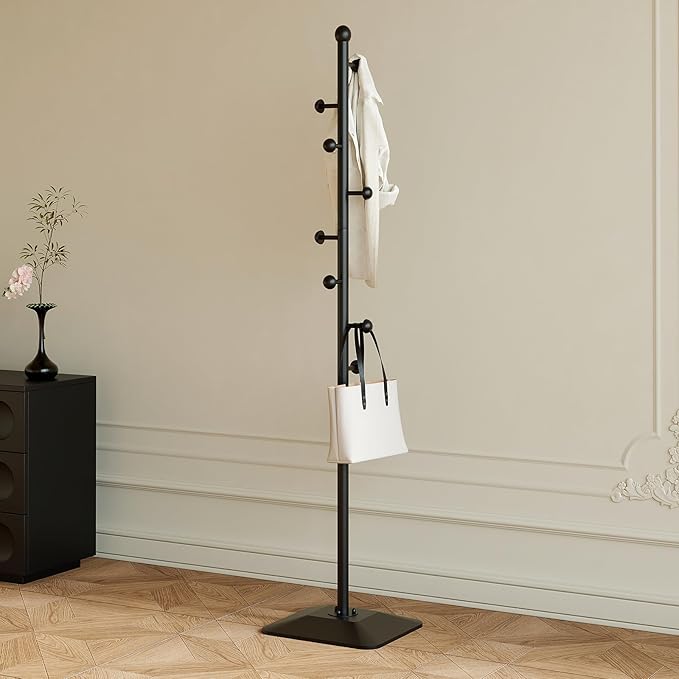 Coat rack, Metal coat hanger stand, Coat Tree freestanding Heavy duty - Image 8