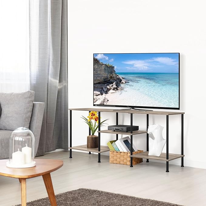 OYEAL 50 inch TV Stand for Living Room Farmhouse Entertainment Center - Image 2