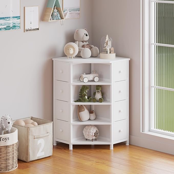 LUMTOK 8 Drawers Corner Dresser - Image 4