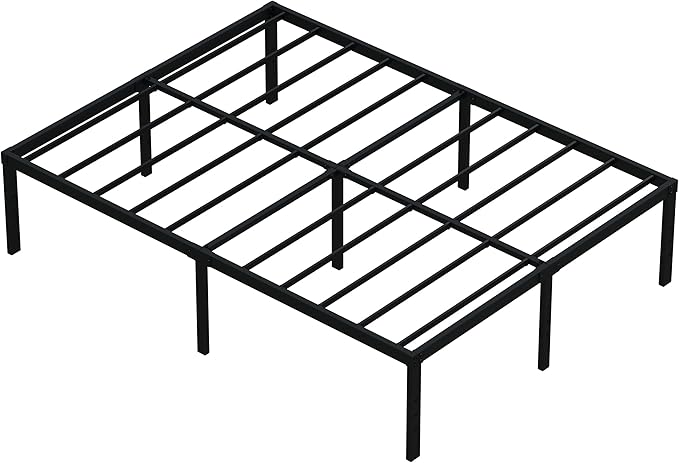 18 Inch California King Bed Frames No Box Spring Need, Platform Cal King Bed - Image 8