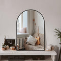 Arched Wall Mirror for Bathroom, Mirrors for Wall, Vanity Mirror for Bedroom by TRAHOME