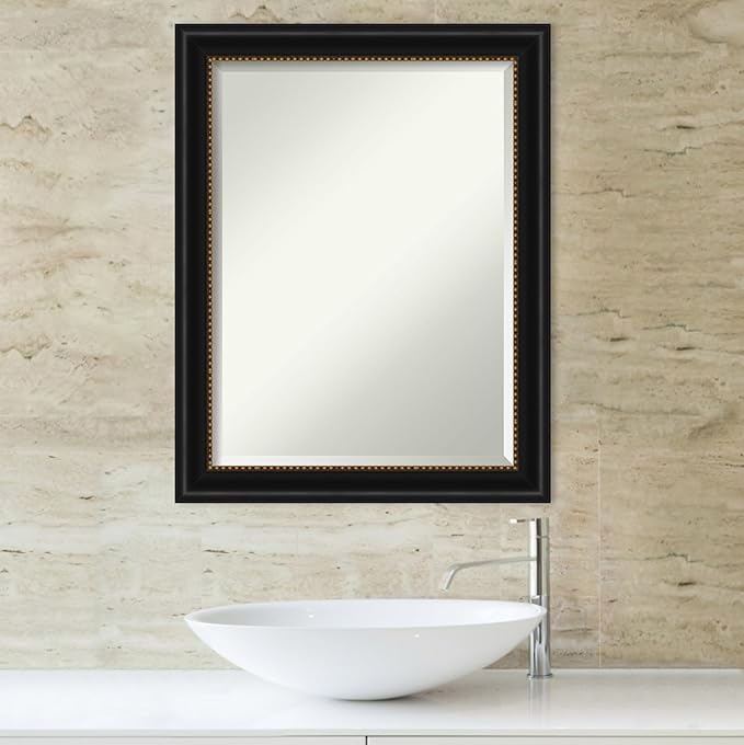 Amanti Art Black Bathroom Mirror - Image 5