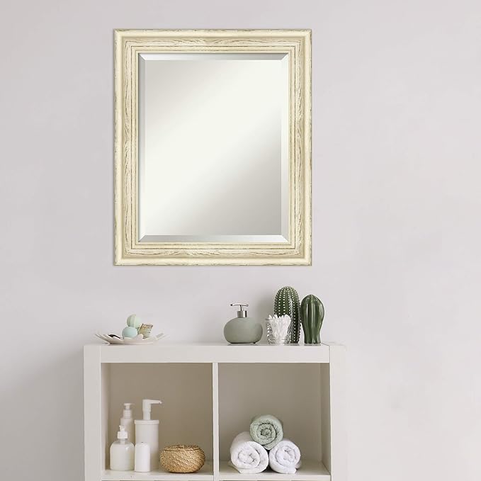 Amanti Art White Bathroom Mirror - Image 5