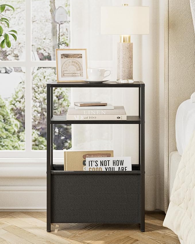 Narrow Side Table End Table, 3-Tier Side Table - Image 8