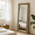 WallBeyond Full Length Mirror Rustic Wood Framed, 27 x 67 inch Farmhouse Wall by WallBeyond