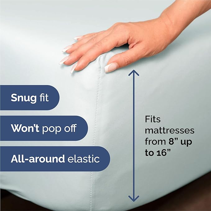 King Size 4 Piece Sheet Set - Image 3