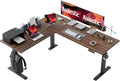 Agilestic 63 x 55 Inch L Shaped Standing Desk Adjustable Height, Corner by Agilestic