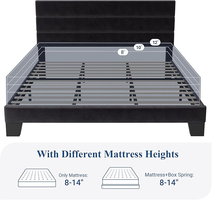 Allewie King Size Platform Bed Frame - Image 7