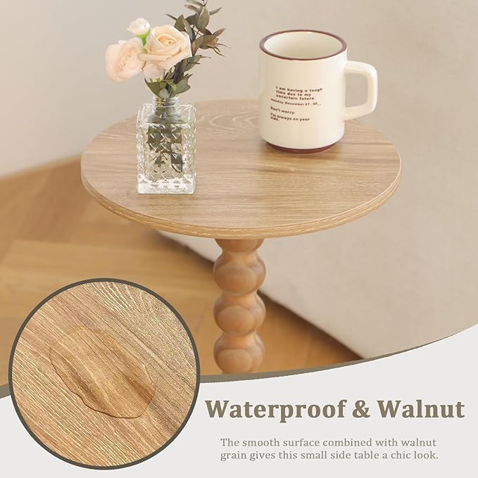 Small Side Table, Drink Table for Small Spaces, Modern Accent Table Martini - Image 6