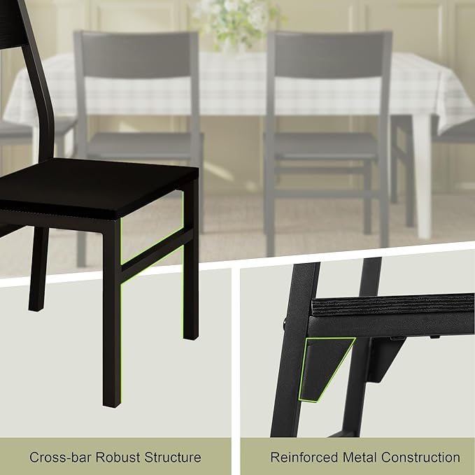 Feonase Dining Chairs Set of 6, Modern Kitchen Chairs - Image 6