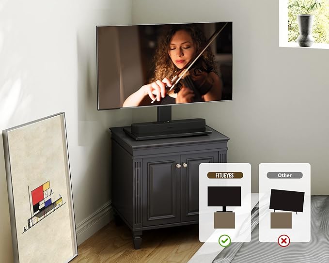 FITUEYES Universal TV Mount Stand Table Top TV Stand - Image 6