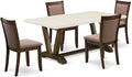East West Furniture V727MZ748-5 5 Piece Dining Room Furniture Set Includes a by EastWestFurniture