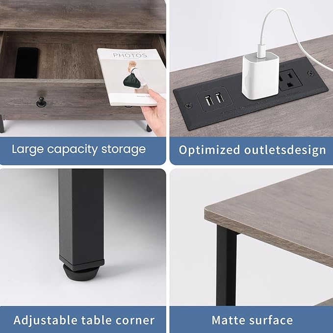3 Wooden Drawers Night Stand, 27 Inch Wide Nightstand - Image 4