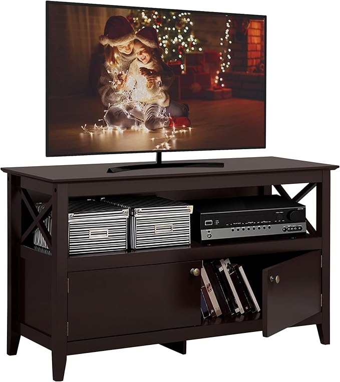 Yaheetech Wooden TV Stand for TVs Up to 48 inch, Media Entertainment Center by Yaheetech