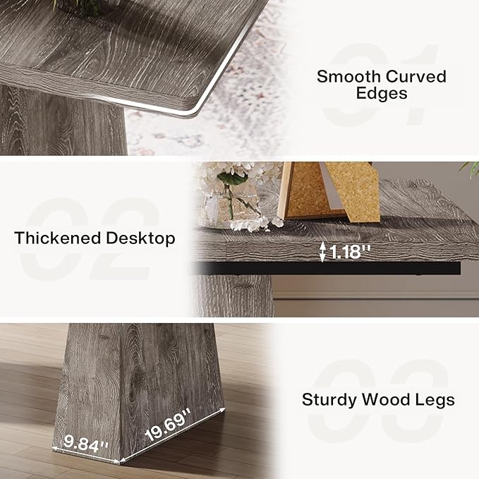 Tribesigns 63-Inch Executive Desk, Large Office Computer Desk - Image 6