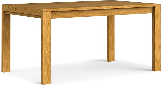 SIMPLIHOME Wilson Dining Table, Solid Wood Oak Veneer, 60 x 36 inches, - Image 6