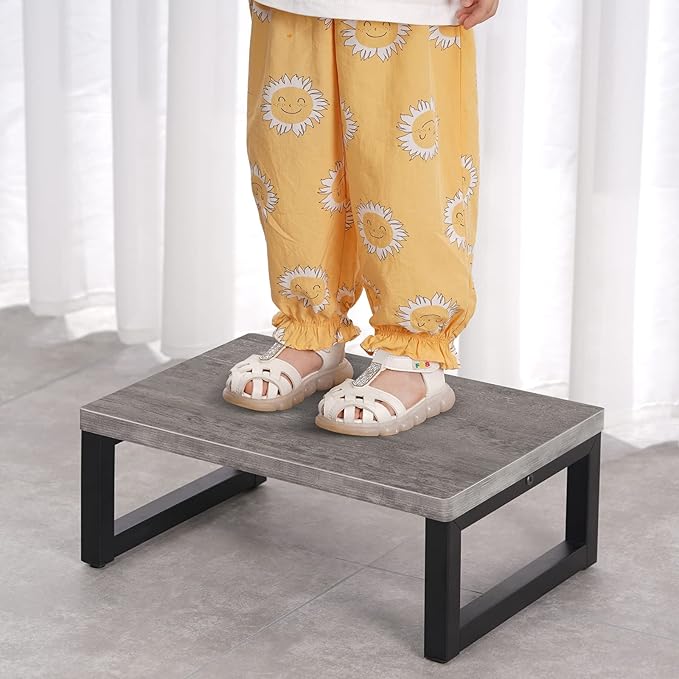 Snughome Wooden Step Stools for Adults Kids, Solid Portable Wooden Bedside Step - Image 8