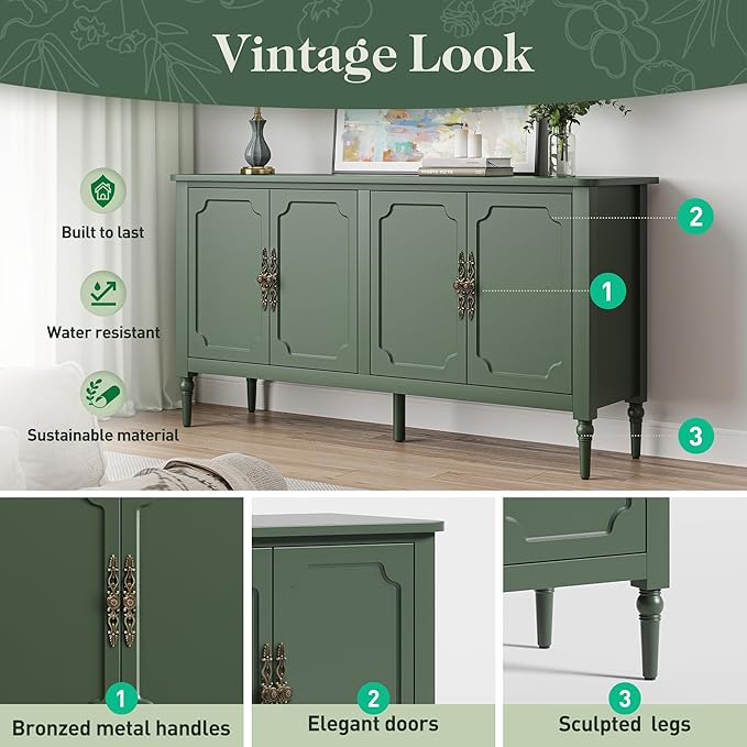 Large Sideboard Buffet Cabinet - Image 5