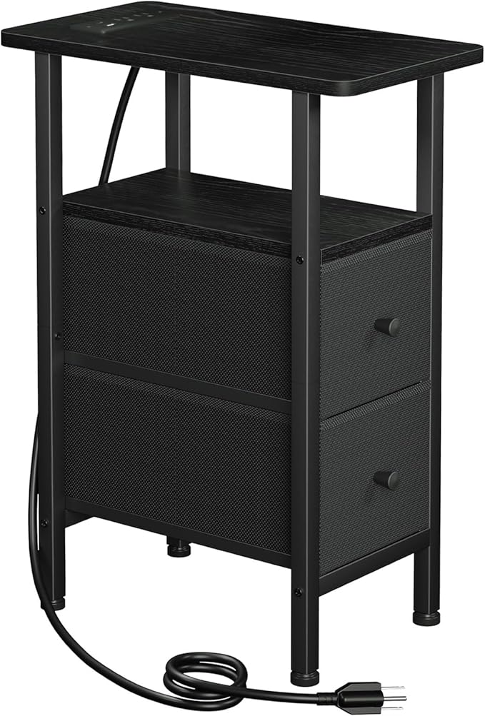 Narrow End Table Living Room by LOAKEKEL