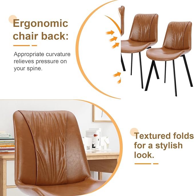 Upholstered Dining Chairs Set of 4, Modern Kitchen & Dining Room Chairs - Image 6