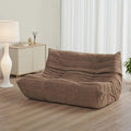 Fireside Loveseat Mid-Century Armless Sofa — Twin-Size Floor Lounger in Soft by Unknown