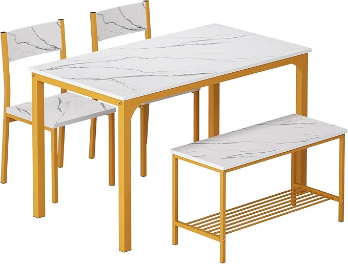 SogesHome 4-Piece Dining Table Set by SogesHome