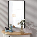 24x40 Inch Black Bathroom Mirror by Bonverre