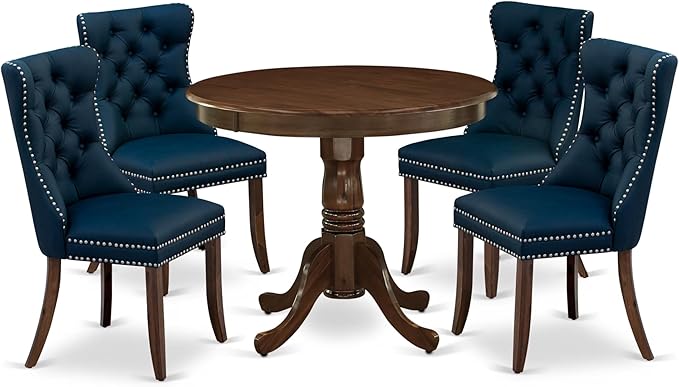 East West Furniture ANDA5-AWA-29 5 Piece Kitchen Table & Chairs Set Contains a by EastWestFurniture