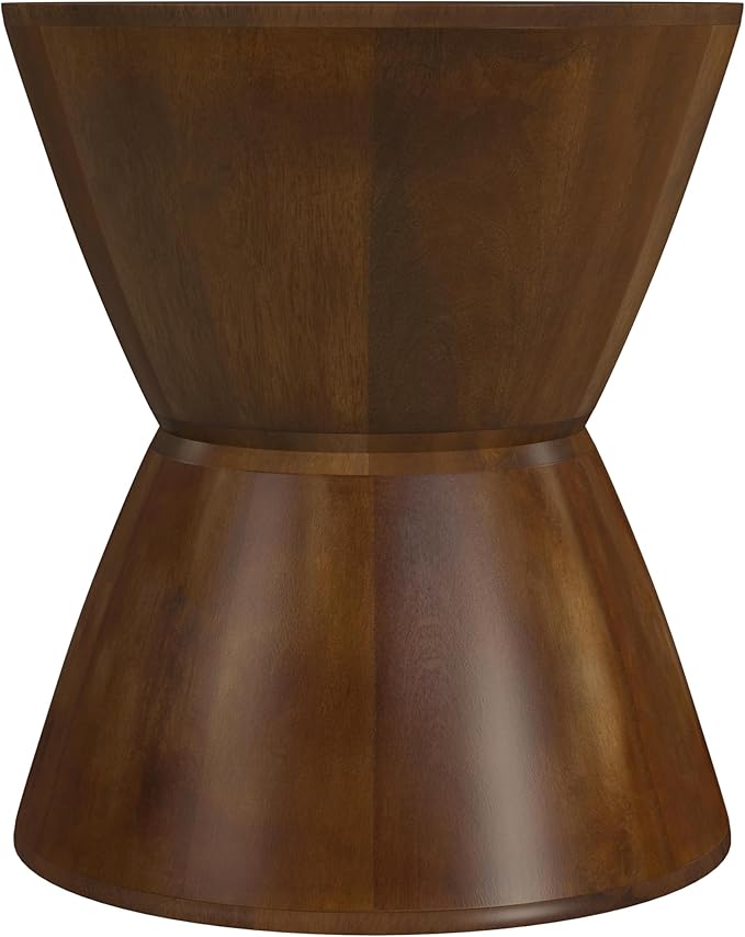 Walnut Mango Wood End/Side Round Table - Image 5
