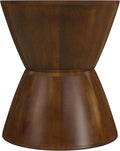 HomePop Walnut Mango Wood End/Side Round Table by HomePop