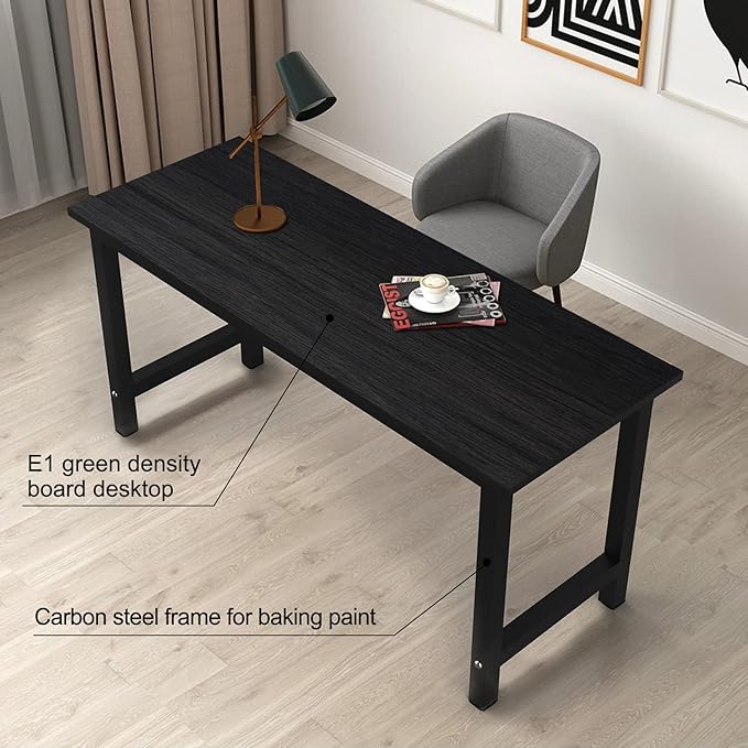 NSdirectModern Computer Desk 63 inch Large Office Desk Writing Study Table - Image 4