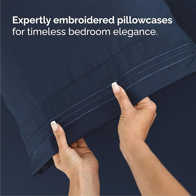 Queen Size 4 Piece Sheet Set - Image 6