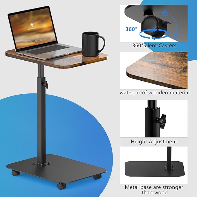 TV Tray Table Heavy Metal Base - Image 3