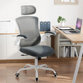High Back Office Chair with Adjustable Lumbar Support & Headrest, Ergonomic by COLAMYINC