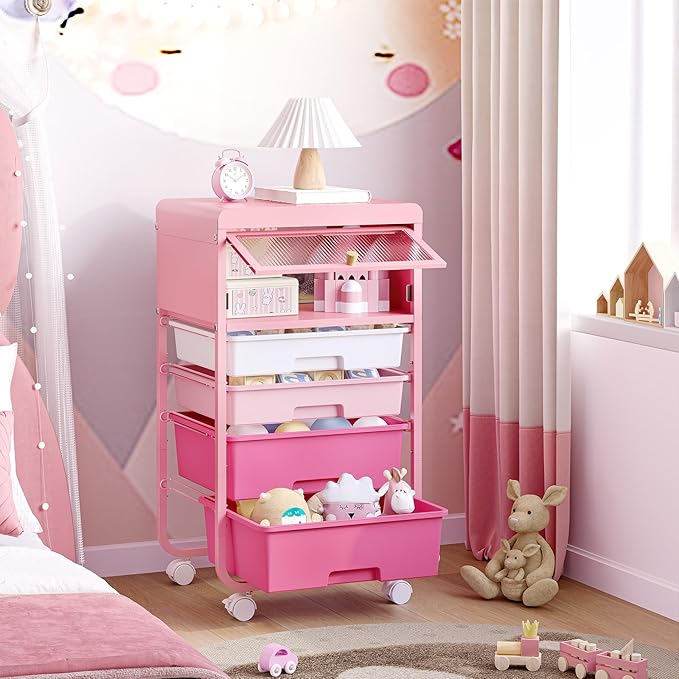 Utility-Rolling-Storage-Drawer-Craft-Cart-Organizers - Image 2