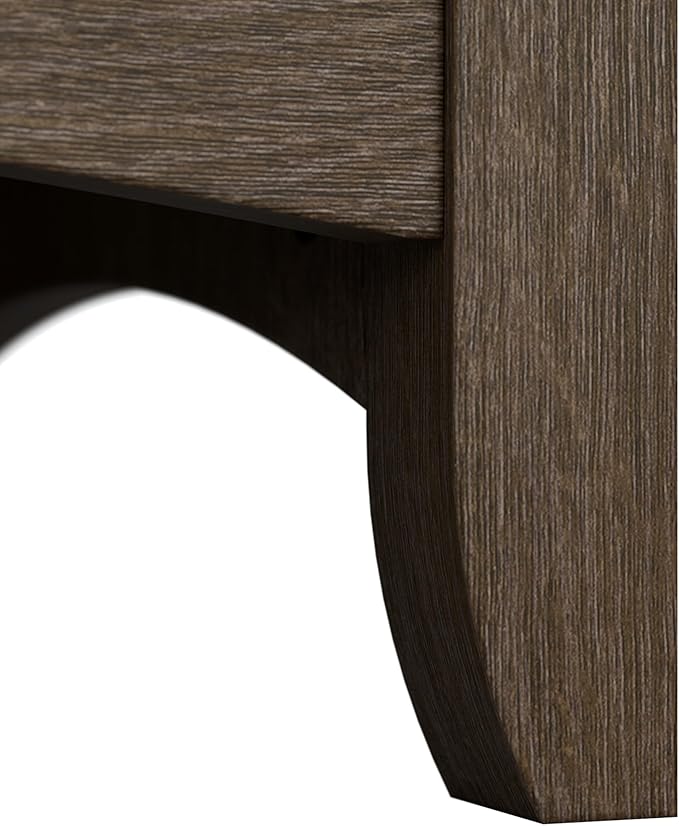 Bush Furniture Salinas 5 Shelf Bookcase in Ash Brown, Tall Bookshelf, Large - Image 6