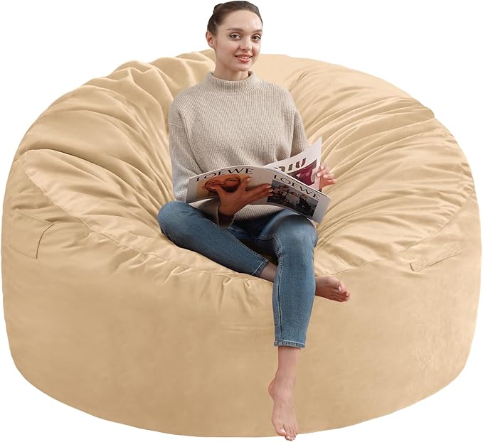 5FT Bean Bag Chair, Large Bean Bag Chairs by SIMFLAG