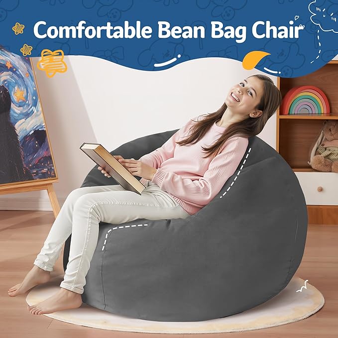 Homguava 2FT Bean Bag Chair: 2' Bean Bags - Image 7