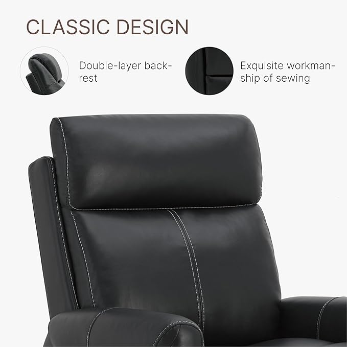 Leather Recliner Chair for Adults Wall Hugger RV Recliner - Image 7