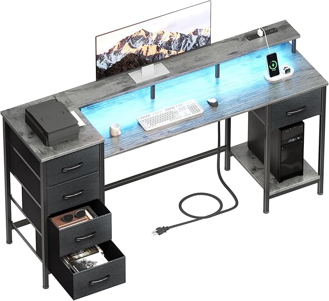 55 Inch Computer Gaming Desk by Korfile